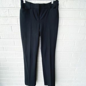 Express Black Pinstripe Dress Pants